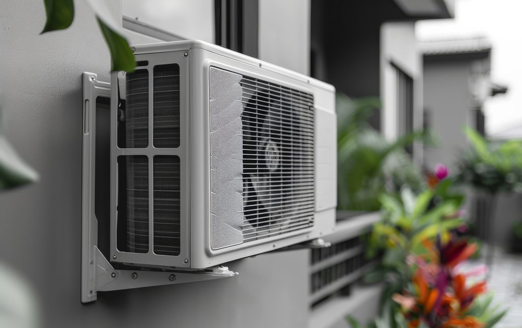 air conditioner leaking water, unclog condensate drain, DIY AC drain fix, water leak repair tips